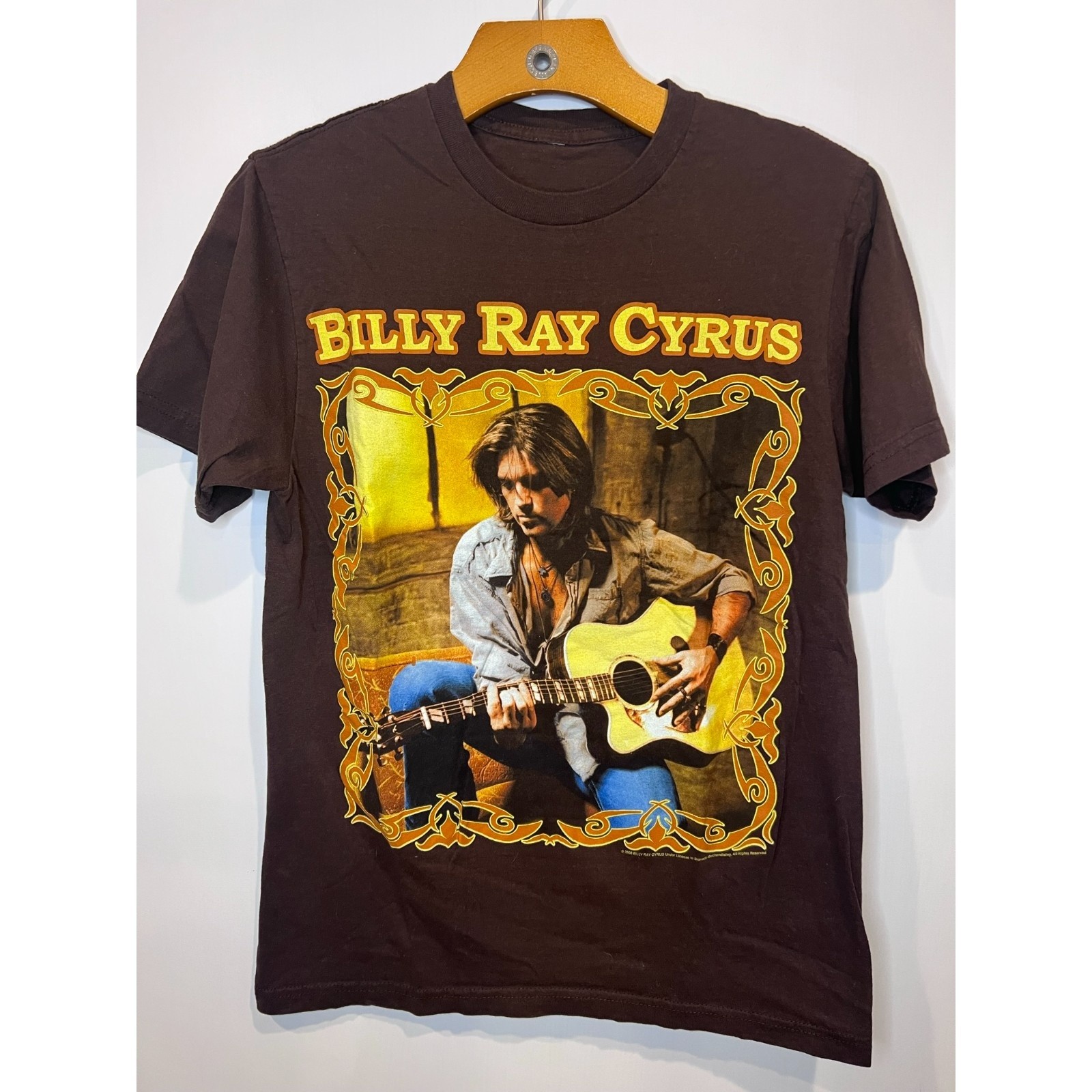 Billy Ray Cyrus 2008 Tour Band Tee Euc Size Unisex XsS Estimated No Tag Billy Ray Cyrus 2008 Tour Band Tee Euc Size Unisex XsS Estimated No Tag